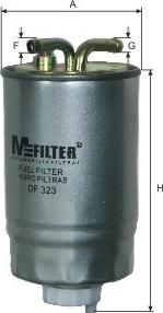 Mfilter DF 323 - Топливный фильтр autosila-amz.com