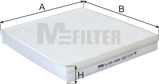 Mfilter K 995 - Фильтр воздуха в салоне autosila-amz.com