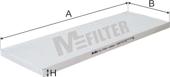 Mfilter K 942 - Фильтр воздуха в салоне autosila-amz.com