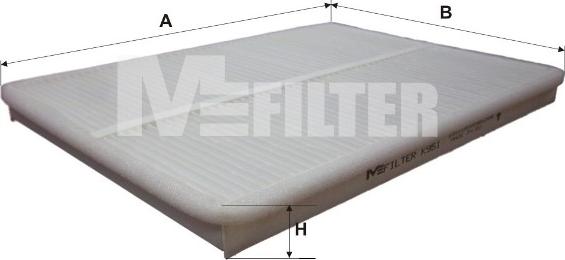 Mfilter K 951 - Фильтр воздуха в салоне autosila-amz.com