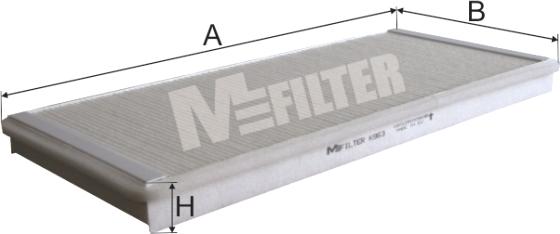 Mfilter K 963 - Фильтр воздуха в салоне autosila-amz.com