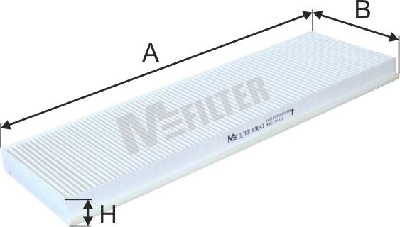 Mfilter K 9041 - Фильтр воздуха в салоне autosila-amz.com