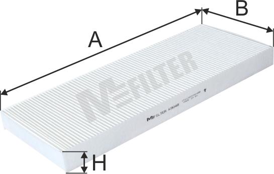 Mfilter K 9048 - Фильтр воздуха в салоне autosila-amz.com