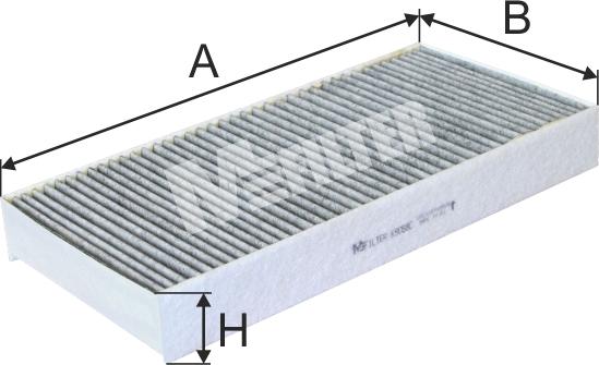 Mfilter K 9055C - Фильтр воздуха в салоне autosila-amz.com
