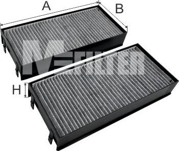 Mfilter K 9011C-2 - Фильтр воздуха в салоне autosila-amz.com