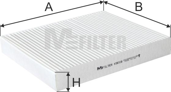 Mfilter K 9018 - Фильтр воздуха в салоне autosila-amz.com