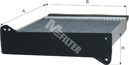 Mfilter K 9028C - Фильтр воздуха в салоне autosila-amz.com