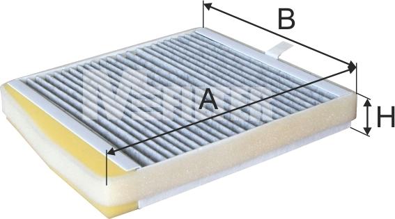 Mfilter K 9022C - Фильтр воздуха в салоне autosila-amz.com