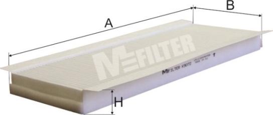 Mfilter K 9072 - Фильтр воздуха в салоне autosila-amz.com