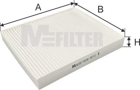 Mfilter K 9194 - Фильтр воздуха в салоне autosila-amz.com