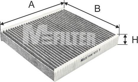 Mfilter K 9104C - Фильтр воздуха в салоне autosila-amz.com