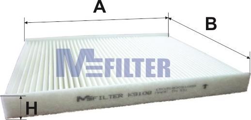 Mfilter K 9108 - Фильтр воздуха в салоне autosila-amz.com