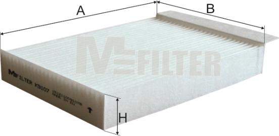 Mfilter K 9107 - Фильтр воздуха в салоне autosila-amz.com