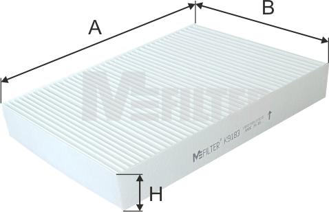 Mfilter K 9183 - Фильтр воздуха в салоне autosila-amz.com