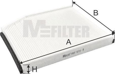 Mfilter K 9187 - Фильтр воздуха в салоне autosila-amz.com