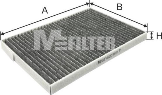 Mfilter K 9129C - Фильтр воздуха в салоне autosila-amz.com