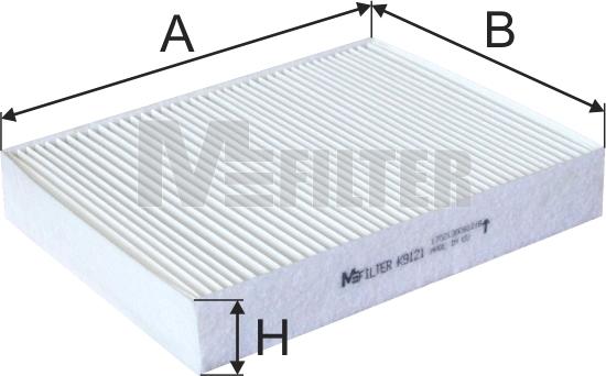 Mfilter K 9121 - Фильтр воздуха в салоне autosila-amz.com