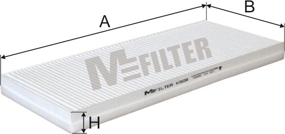 Mfilter K 928 - Фильтр воздуха в салоне autosila-amz.com