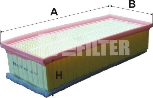 Mfilter K 495/1 - Воздушный фильтр, двигатель autosila-amz.com