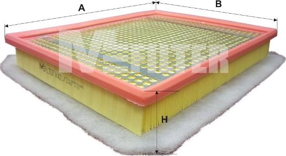 Mfilter K 421/2 - Воздушный фильтр, двигатель autosila-amz.com