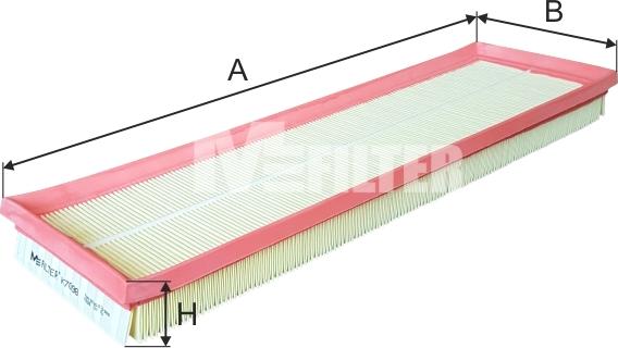 Mfilter K 7098 - Воздушный фильтр, двигатель autosila-amz.com