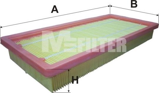 Mfilter K 7029 - Воздушный фильтр, двигатель autosila-amz.com