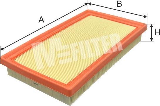 Mfilter K 7194 - Воздушный фильтр, двигатель autosila-amz.com