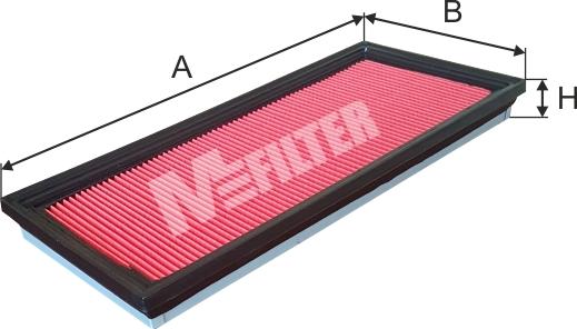 Mfilter K 7113 - Воздушный фильтр, двигатель autosila-amz.com