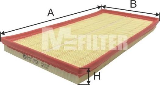 Mfilter K 7135 - Воздушный фильтр, двигатель autosila-amz.com