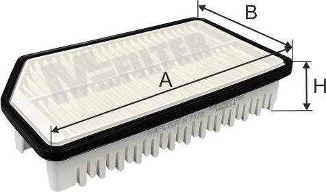 Mfilter K 7178 - Воздушный фильтр, двигатель autosila-amz.com