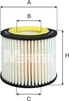 Mfilter TE 600 - Масляный фильтр autosila-amz.com