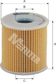 Mfilter TE 639 - Масляный фильтр autosila-amz.com