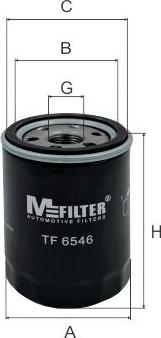Mfilter TF 6546 - Масляный фильтр autosila-amz.com