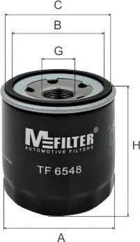 Mfilter TF 6548 - Масляный фильтр autosila-amz.com