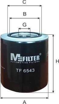 Mfilter TF 6543 - Масляный фильтр autosila-amz.com