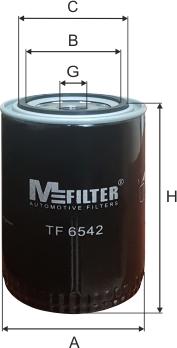 Mfilter TF 6542 - Масляный фильтр autosila-amz.com