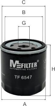 Mfilter TF 6547 - Масляный фильтр autosila-amz.com