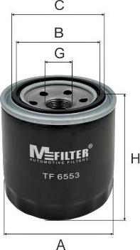 Mfilter TF 6553 - Масляный фильтр autosila-amz.com