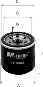 Mfilter TF 6564 - Масляный фильтр autosila-amz.com