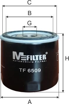 Mfilter TF 6509 - Масляный фильтр autosila-amz.com