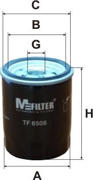 Mfilter TF 6508 - Масляный фильтр autosila-amz.com
