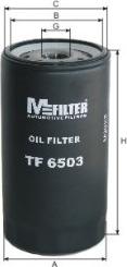 Mfilter TF 6503 - Масляный фильтр autosila-amz.com