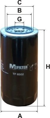 Mfilter TF 6502 - Масляный фильтр autosila-amz.com