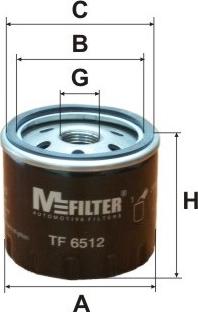 Mfilter TF 6512 - Масляный фильтр autosila-amz.com
