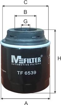 Mfilter TF 6539 - Масляный фильтр autosila-amz.com
