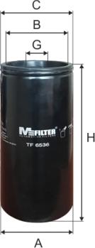 Mfilter TF 6536 - Масляный фильтр autosila-amz.com