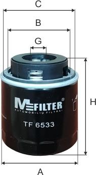 Mfilter TF 6533 - Масляный фильтр autosila-amz.com