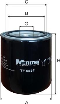 Mfilter TF 6532 - Масляный фильтр autosila-amz.com