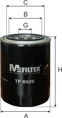 Mfilter TF 6526 - фильтр масляный!\ Iveco, Deutz-fahr, Magirus-deutz autosila-amz.com