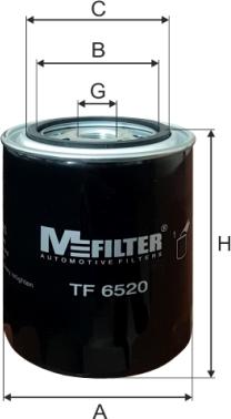 Mfilter TF 6520 - Масляный фильтр autosila-amz.com